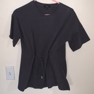 Womens size L drawstring waist tee